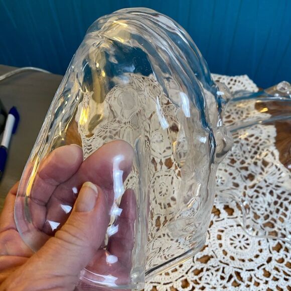 Clam shell buffet side dish 12.6oz Carlisle 33907 clear SAN plastic Commercial 2 - Picture 9 of 14